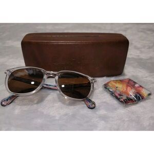 ROBERT GRAHAM - CLEAR COLORFUL -50/19/1450- NEW Authentic SUNGLASSES WITH CASE